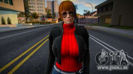 DOA Kasumi Asianed Red Jacket v1 für GTA San Andreas