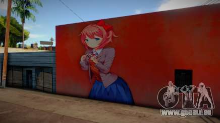 Sayori Graffiti Wall pour GTA San Andreas
