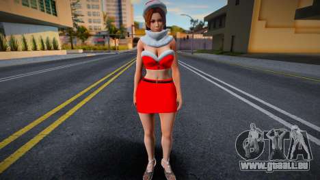 Mai Shiranui Berry Burberry Christmas Special 2 pour GTA San Andreas