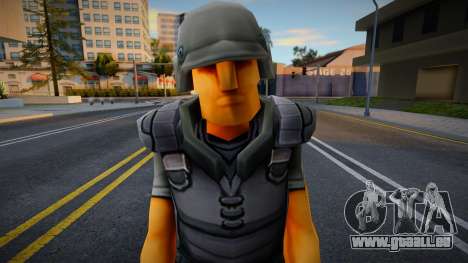 Toon Soldiers (Grey) pour GTA San Andreas