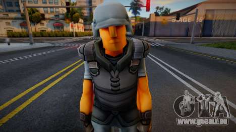 Toon Soldiers (White) pour GTA San Andreas