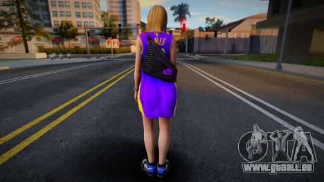 Tina Armstrong Fashion Lakers Ourstorys Jersey 3 pour GTA San Andreas