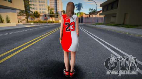 Hitomi Fashion Casual Chicago Bulls Jersey 1 pour GTA San Andreas