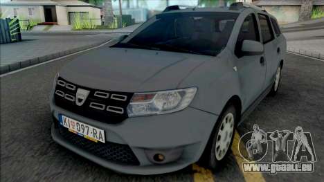 Dacia Logan MCV 2018 pour GTA San Andreas