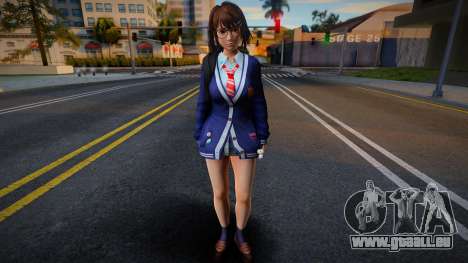 DOAXVV Tsukushi - Autumn School Wear 2 pour GTA San Andreas