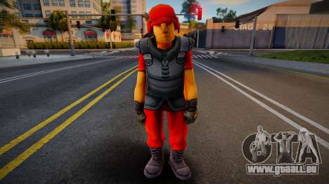 Toon Soldiers (Red) für GTA San Andreas