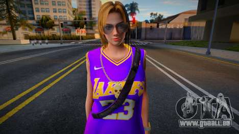 Tina Armstrong Fashion Lakers Ourstorys Jersey 3 pour GTA San Andreas