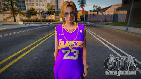 Tina Armstrong Fashion Lakers Ourstorys Jersey 2 pour GTA San Andreas