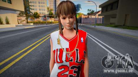 Hitomi Fashion Casual Chicago Bulls Jersey 1 pour GTA San Andreas
