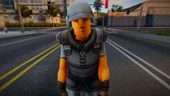 Toon Soldiers (White) pour GTA San Andreas