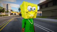 Spongebob Mask pour GTA San Andreas