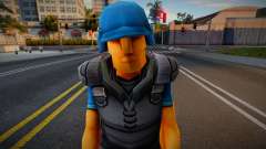 Toon Soldiers (Blue) für GTA San Andreas