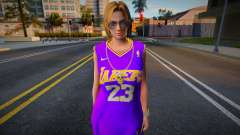 Tina Armstrong Fashion Lakers Ourstorys Jersey 2 für GTA San Andreas