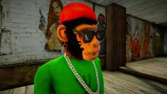 Luay Skin - Mascara de Mono - Monkey Mask pour GTA San Andreas
