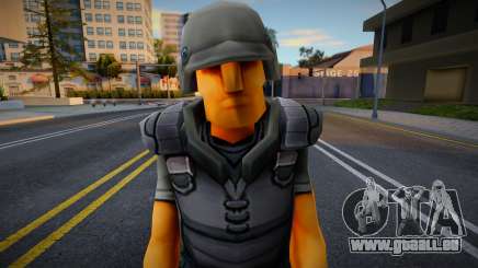 Toon Soldiers (Grey) für GTA San Andreas