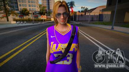 Tina Armstrong Fashion Lakers Ourstorys Jersey 3 pour GTA San Andreas