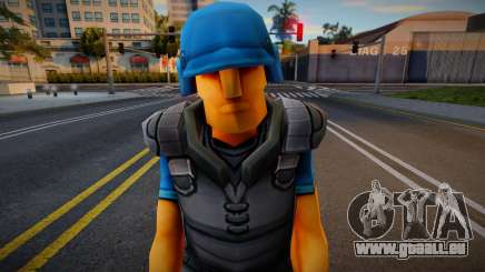 Toon Soldiers (Blue) für GTA San Andreas