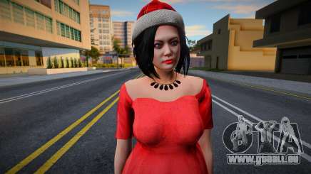 Femme asiatique en vêtements du Nouvel An 1 pour GTA San Andreas