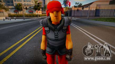 Toon Soldiers (Red) für GTA San Andreas