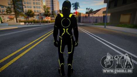 Tron Legacy Player - Yellow für GTA San Andreas