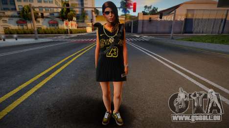 Lara Croft Fashion Casual - Los Angeles Lakers 3 pour GTA San Andreas