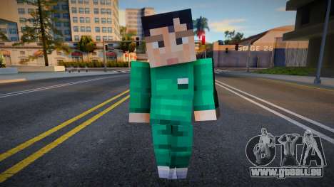 Minecraft Squid Game - Player 456 pour GTA San Andreas