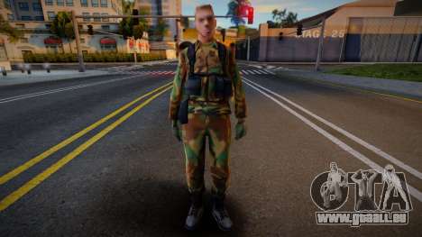 Blonde Army Soldier (Low-Poly) pour GTA San Andreas