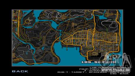 Orange Map (GTA IV Style) für GTA San Andreas