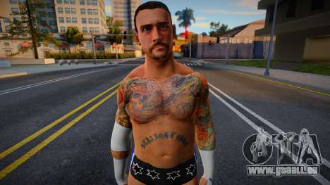 CM Punk blue suit pour GTA San Andreas