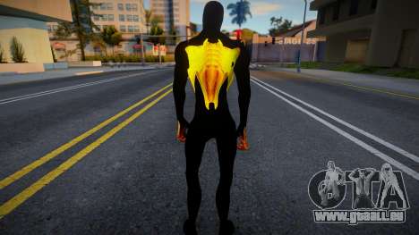 Spiderman Web Of Shadows - Black Fire Suit für GTA San Andreas