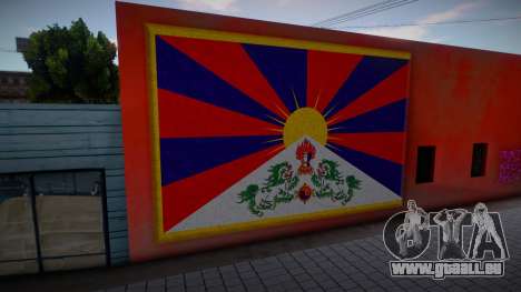 Tibet Flag Graffiti pour GTA San Andreas