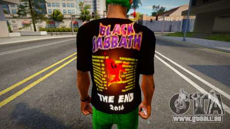 Shirt Black Sabbath pour GTA San Andreas