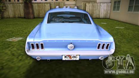Ford Mustang 390 GT Fastback 67 pour GTA Vice City