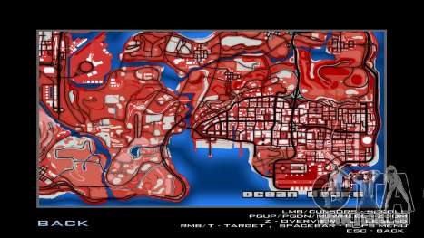 Red map für GTA San Andreas