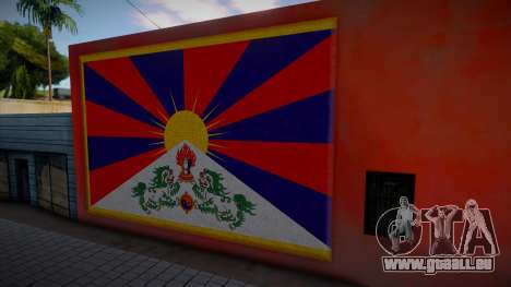 Tibet Flag Graffiti pour GTA San Andreas