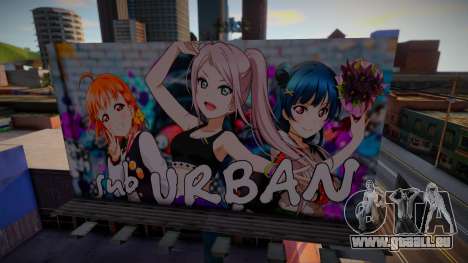 Anime Billboard Set 3 [LQ] pour GTA San Andreas