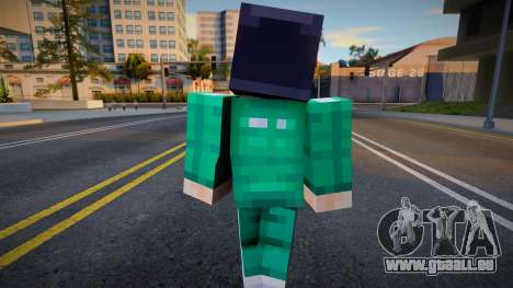 Minecraft Squid Game - Player 456 pour GTA San Andreas