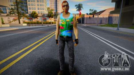 Postal Dude im T-Shirt mit Luntik für GTA San Andreas