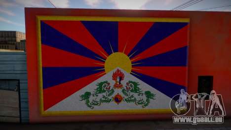 Tibet Flag Graffiti pour GTA San Andreas