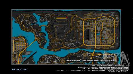 Orange Map (GTA IV Style) für GTA San Andreas