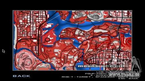 Red map pour GTA San Andreas