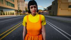 Female Custom Giant Doll Dress Round6 Squid Game für GTA San Andreas