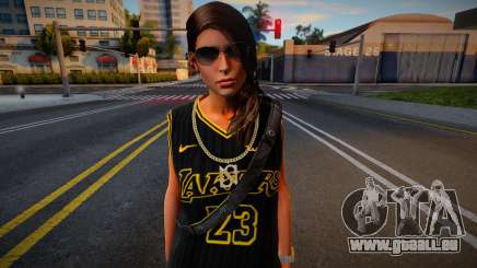 Lara Croft Fashion Casual - Los Angeles Lakers 3 für GTA San Andreas