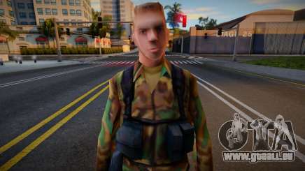 Blonde Army Soldier (Low-Poly) für GTA San Andreas