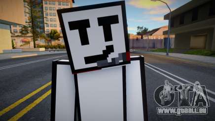 Charles - Stickmin Skin from Minecraft pour GTA San Andreas