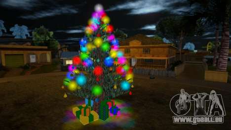 Weihnachtsbaum in der Grove Street für GTA San Andreas