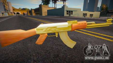 Golden AK-47 pour GTA San Andreas