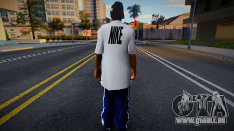 White Nike T-Shirt HD pour GTA San Andreas