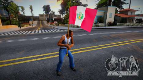 Peru Flag pour GTA San Andreas