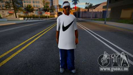 White Nike T-Shirt HD pour GTA San Andreas